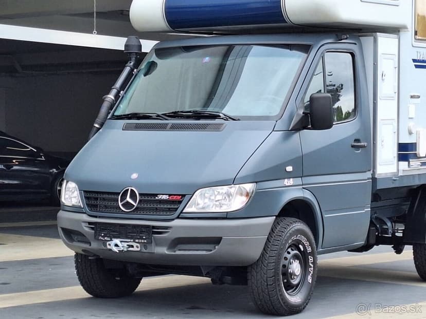 MERCEDES SPRINTER 316 4X4 2,7TD valník + nástavba