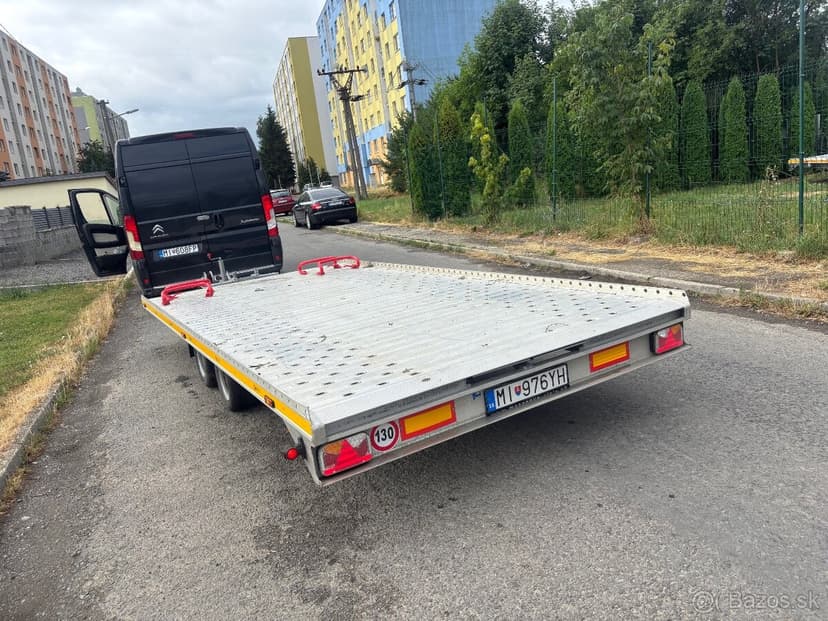 Predám hliníkový autoprepravník Gromex 2700 kg