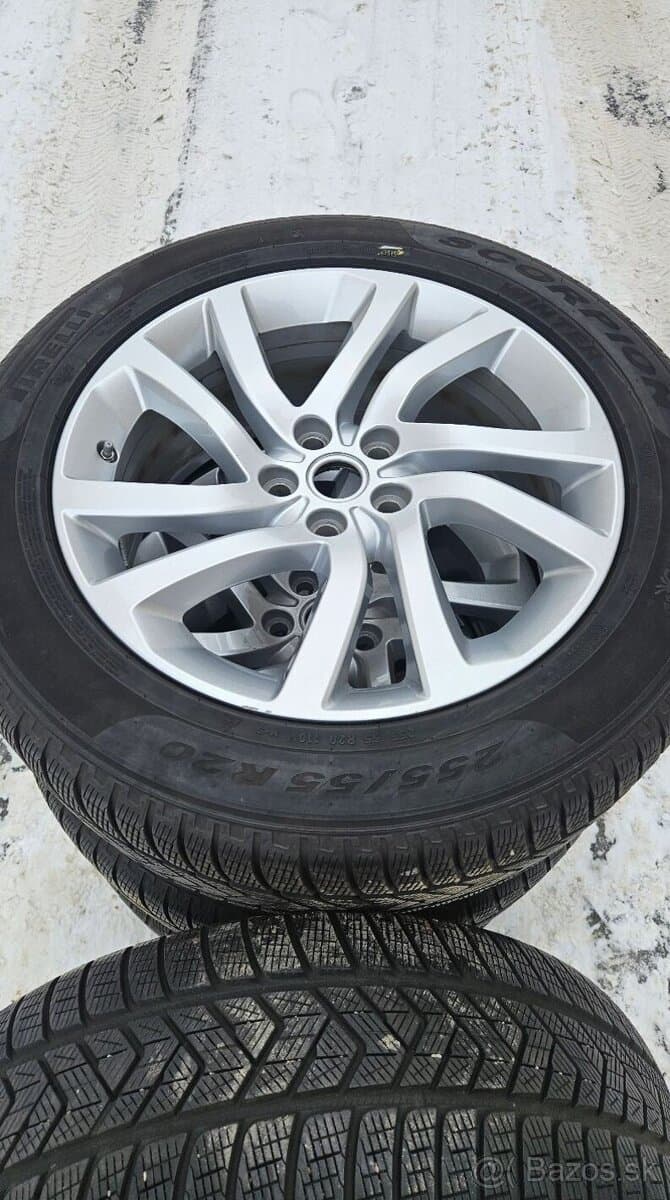 Originál Land Rover ALU kola R20 5x120 + Pirelli