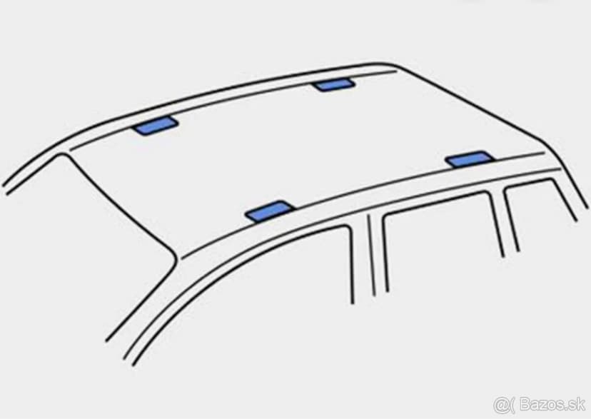 STREŠNÉ NOSIČE LR DISCOVERY 2009-2018 THULE WINGBAR EDGE