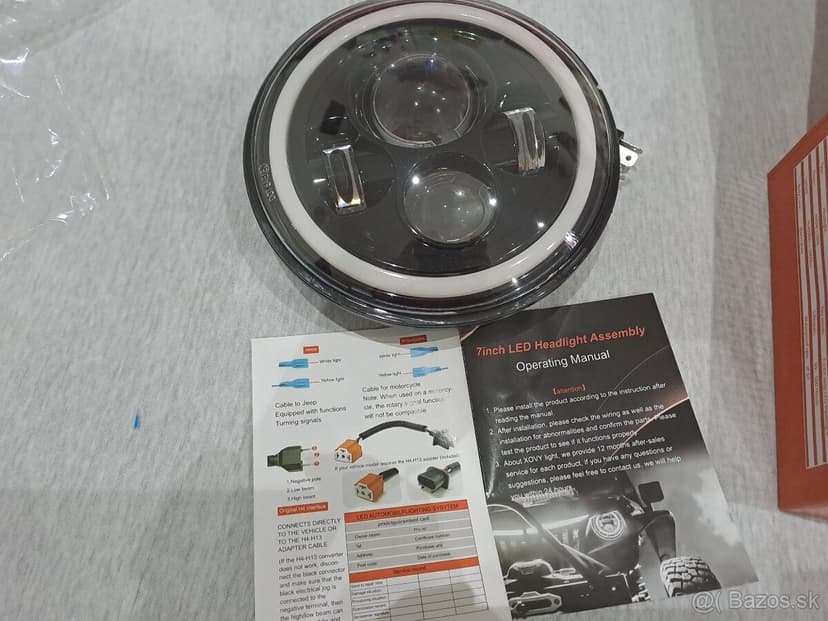 Led okruhle svetla 178mm  - V3S, TaTra, Nissan