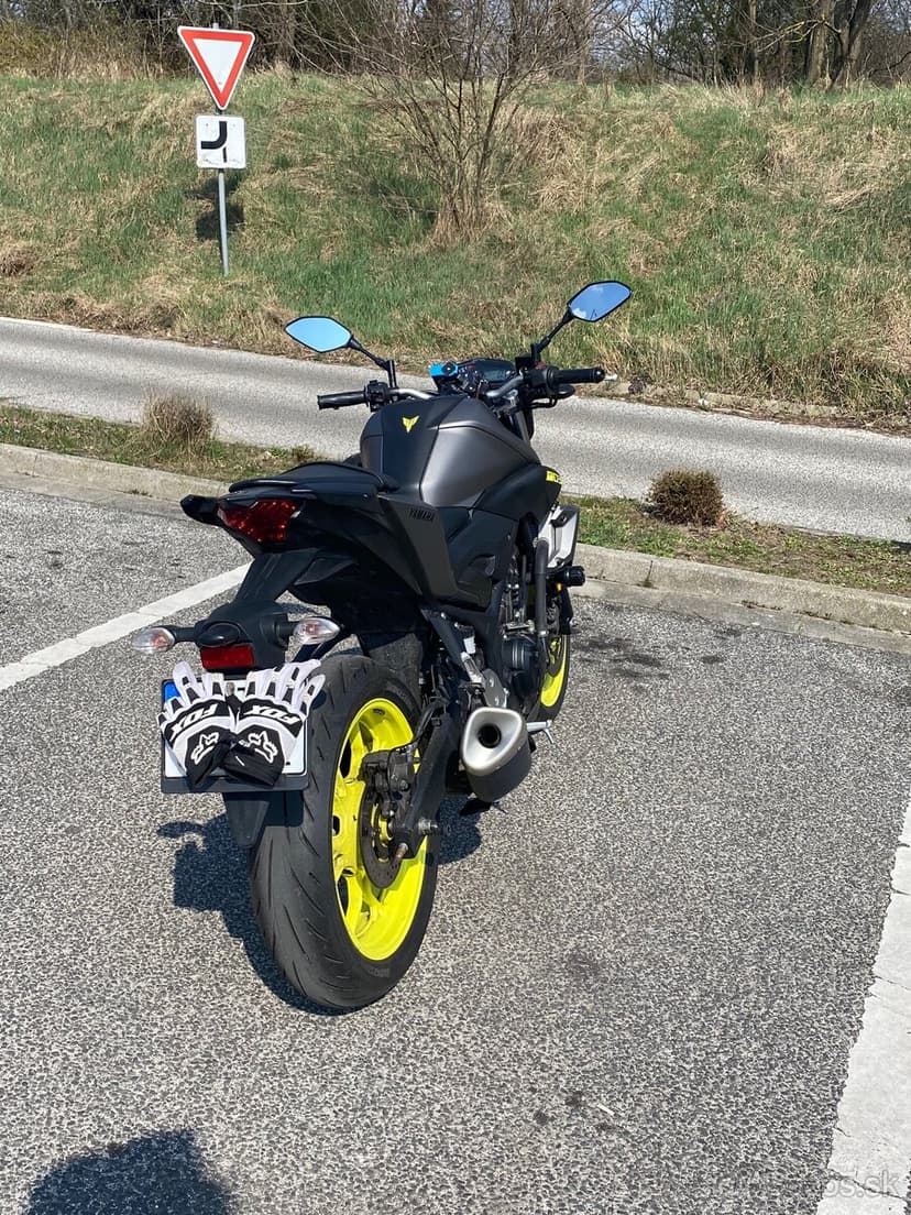 YAMAHA MT03 2018, NOVÁ STK, NOVÉ PNEU