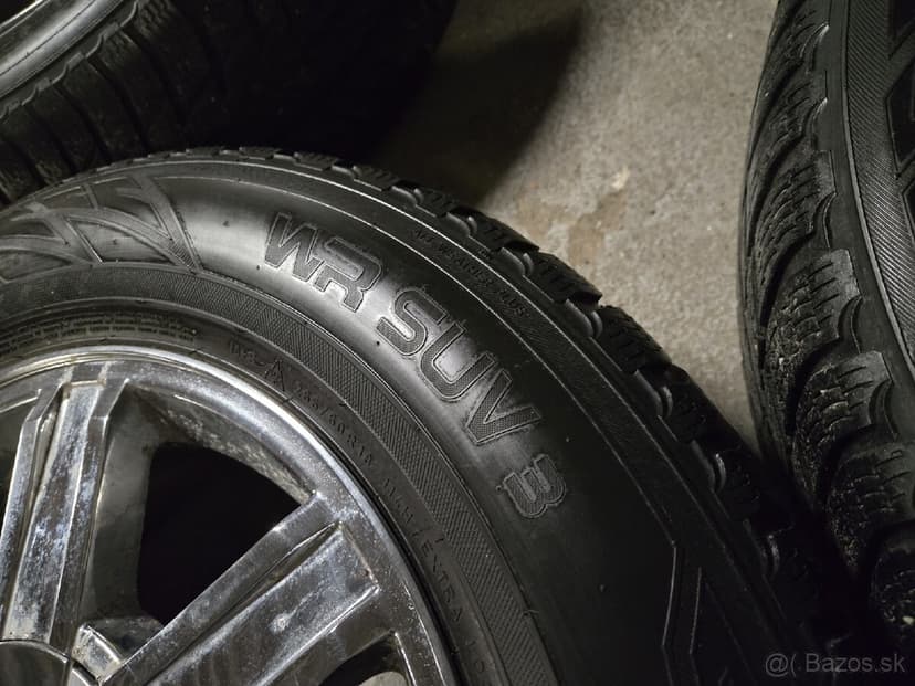 Hliníkové disky 6x139.7 + zimné pneu 265/60r18