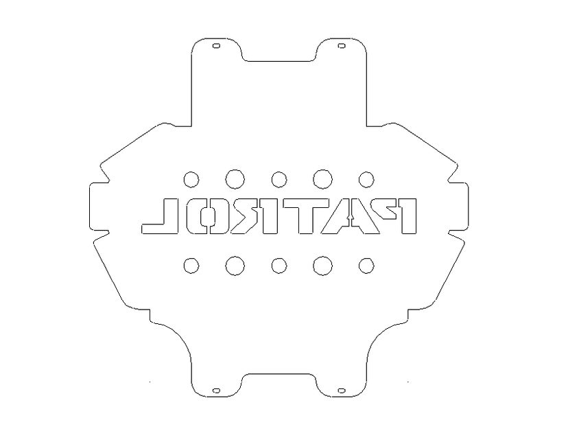 Offroad - Nissan Patrol - kryt palivové nadrže CAD/DXF/STL