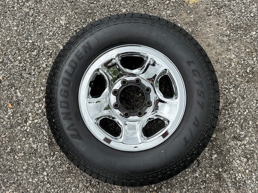 17" 8x165 DODGE RAM 2500 3500 CHROM ORIGINÁL