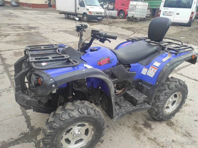 ATV Hisun 500 komplet  ale bez motora