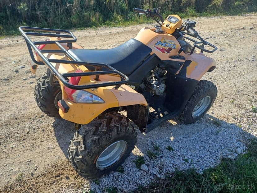 Kymco mxu250, stvorkolka automat, spiatočka