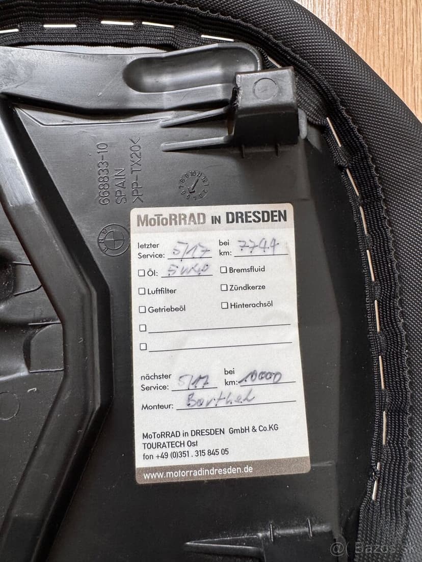 Sedadlo spolujazdca BMW R1200GS, R1250GS