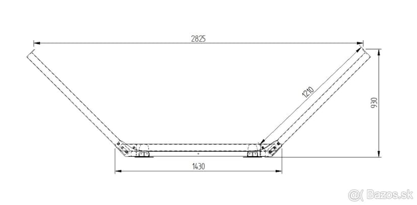 Offroad - držák hamaky na střechu CAD/DXF/STL