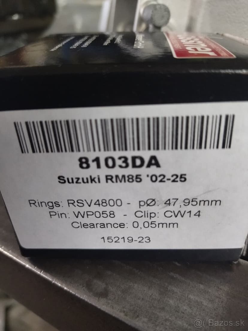Suzuki RM 85 valec piest