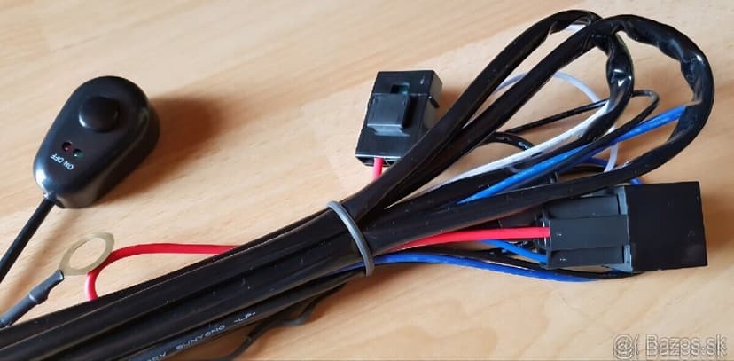 Kabeláž na led rampy - svetla