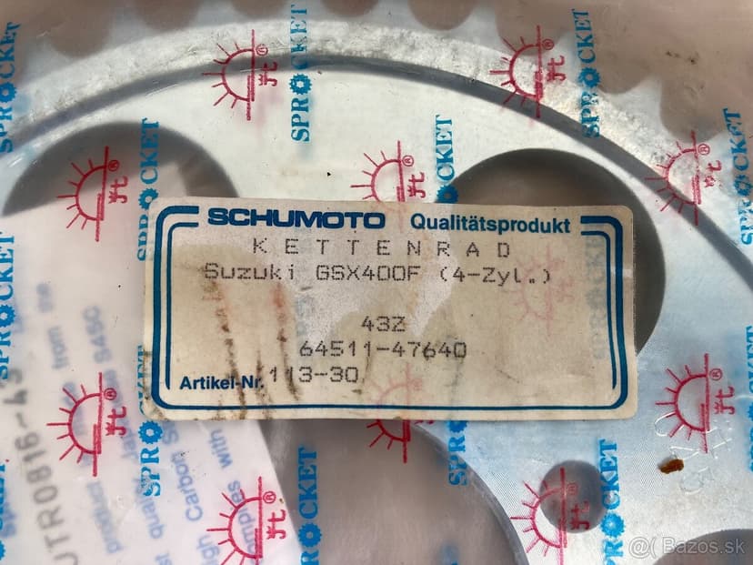 Nové reťazové kity-Suzuki GSX 400 F