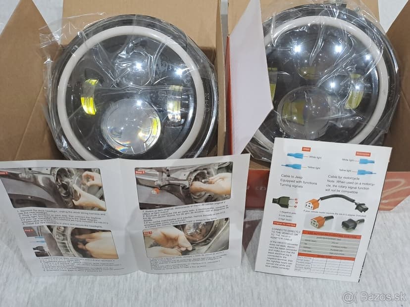 Led okruhle svetla 178mm  - V3S, TaTra, Nissan
