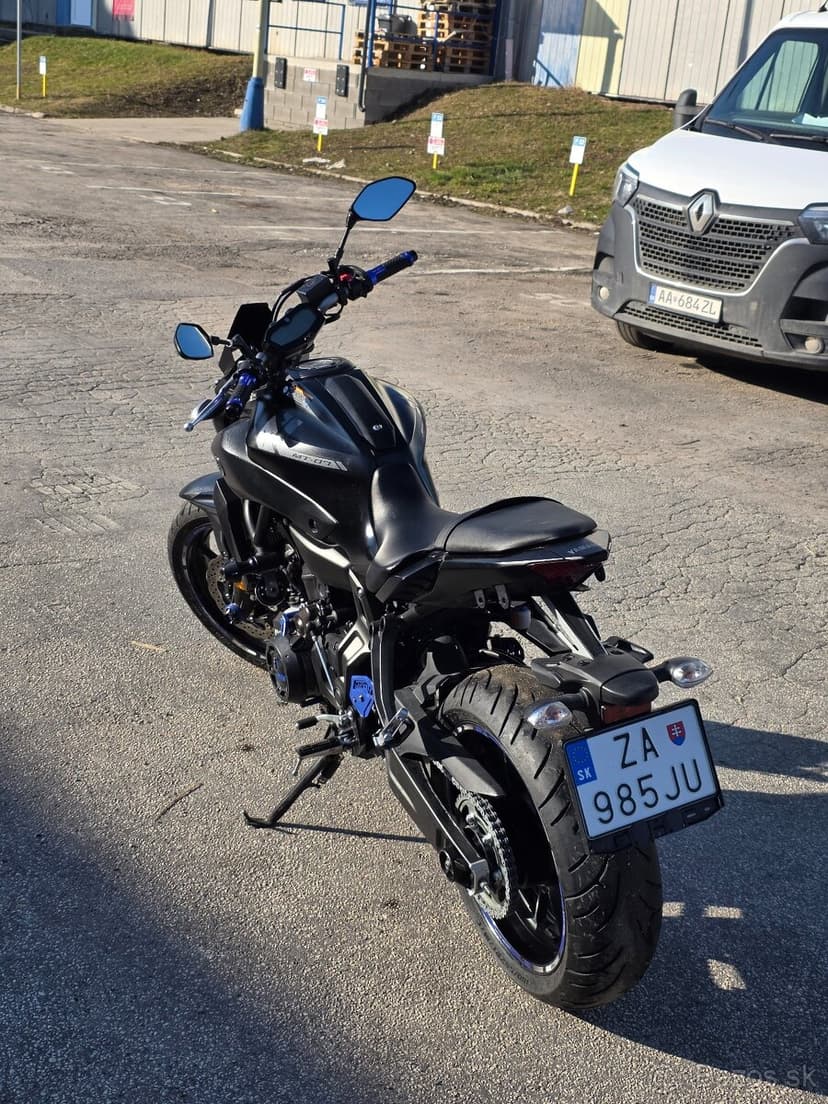 Yamaha MT 07, 55 kw