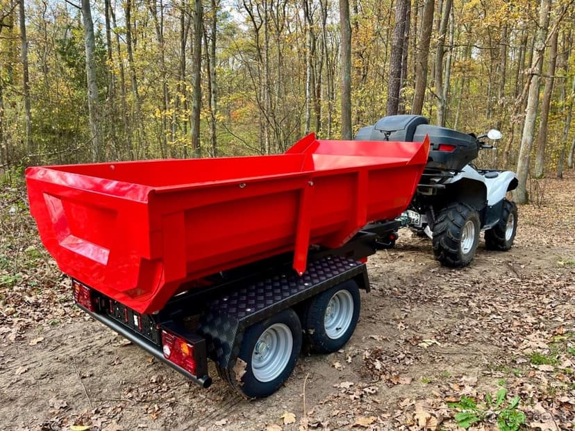 Sklápěcí přívěsný vozík do 750 kg – za auto i čtyřkolku