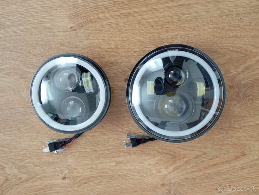 LED svetlá 178mm a 143mm okrúhle