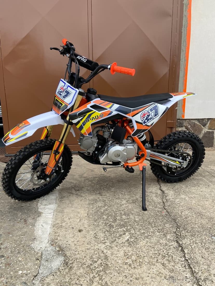 Nový - PITBIKE APAQ XB-27 125ccm – poloautomat 14/12 e-start