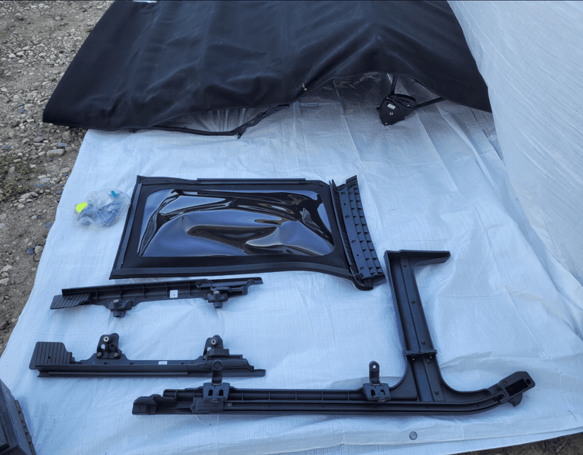 Jeep Wrangler JL 4 Door Black Premium Soft Top Complet 22r