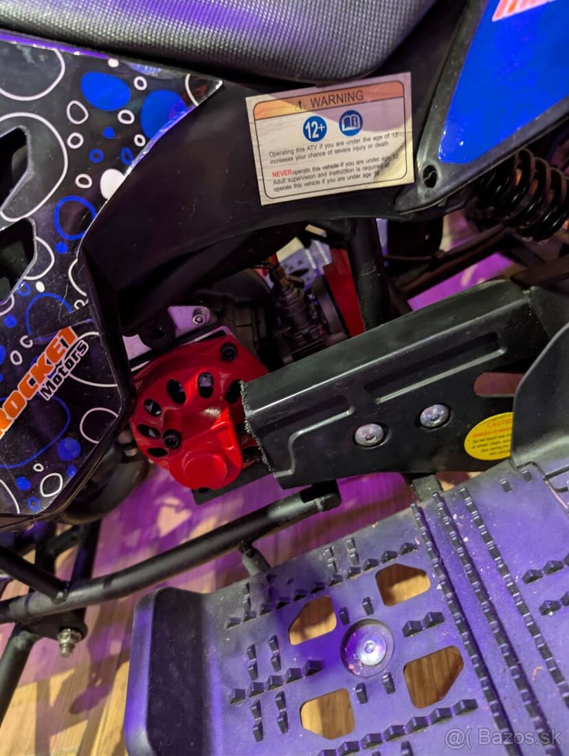 Detská benzínová 4kolka tuning