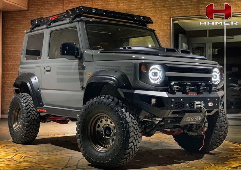 Bočné ochranné nášľapy HAMER na Suzuki Jimny 2018+