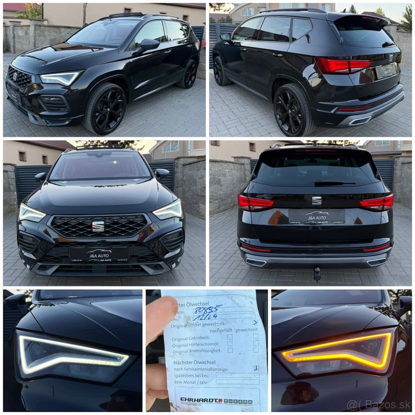 Seat ATECA FR 4x4 2.0TDi DSG 110kW WEBASTO/ŤAŽNÉ/VIRTUAL/360
