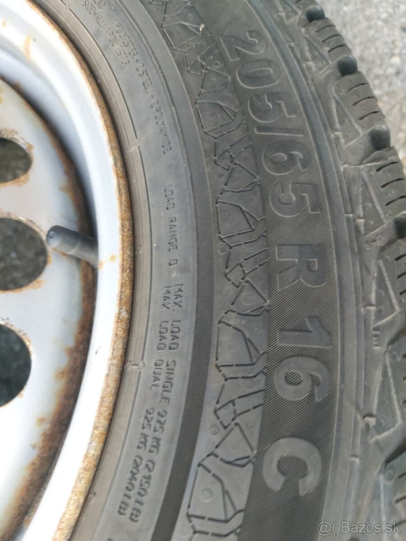 5x120R16 disky VW T5-T6-T7-AMAROK-CRAFTER-205/65R16C zimne