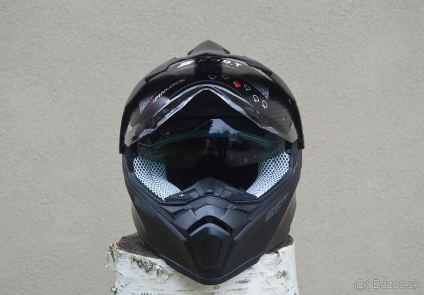 Predám SHOT matná čierna helma prilba sx atv enduro
