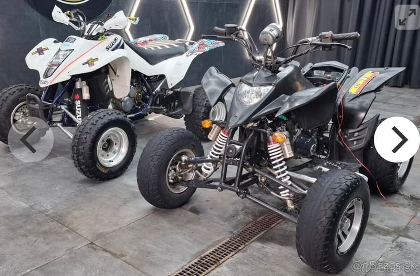 Suzuki LTZ 400 + Čína s TP a ŠPZ