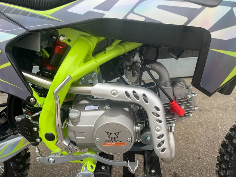 Pitbike asix xb47 125cm3 17/14 el starter 2 roky zaru.ka