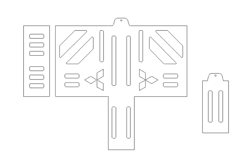Offroad - držák kanystru CAD/DXF/STL
