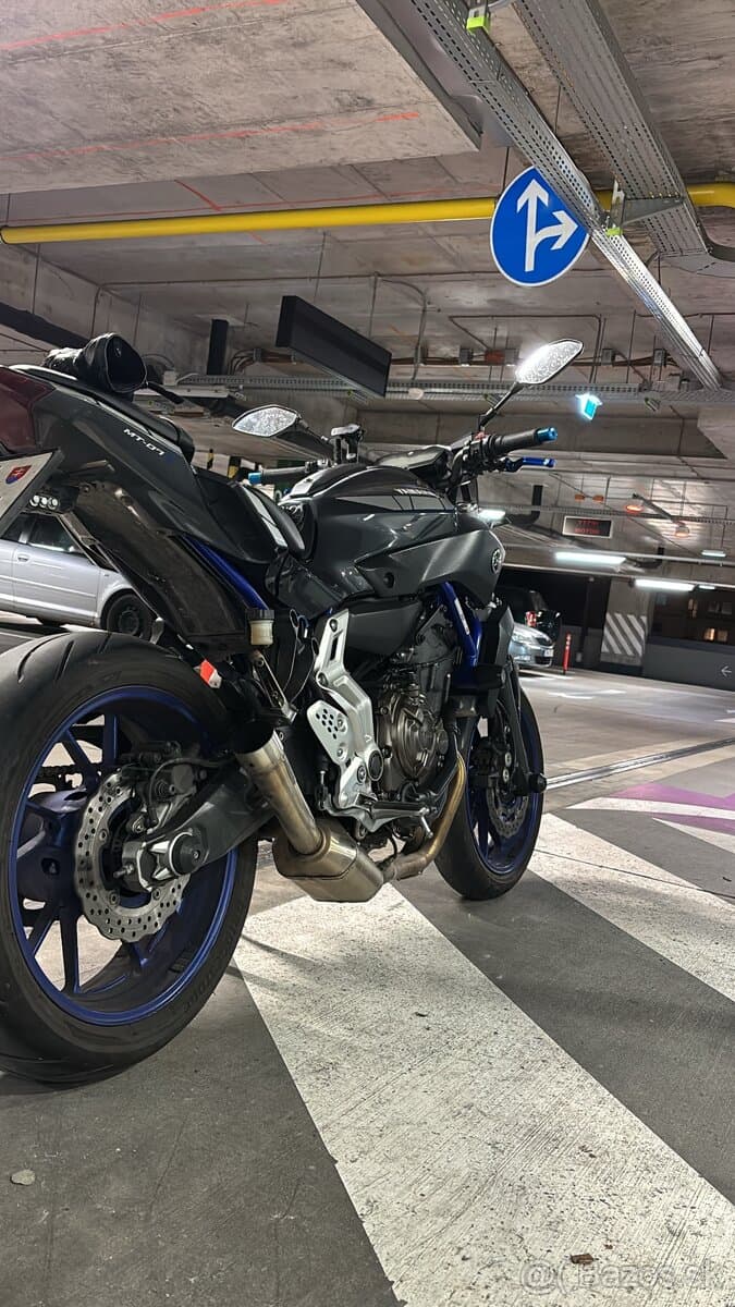 Yamaha MT-07 – 55 kW / TP 35 kW | 40 000 km | MIVV výfuk