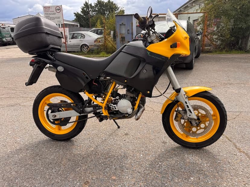 2003 CAGIVA SUPERCITY 50, PO SERVISU, KUFR GIVI