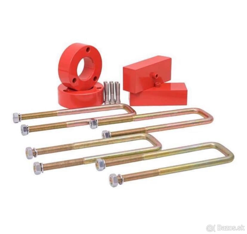 Zvýšenie podvozku - lift kit podložky podvozku