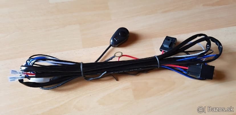 Kabeláž na led rampy - svetla