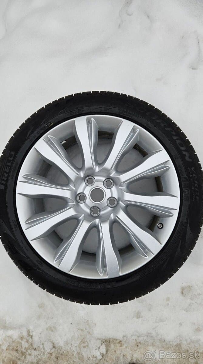 TOP ALU kola Land Rover 21" – 5×120, Pirelli 98 %