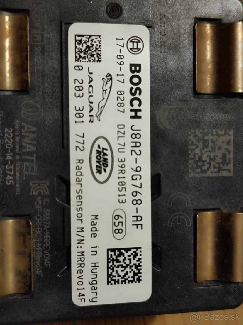 Predam snimač radar Range Rover Velar