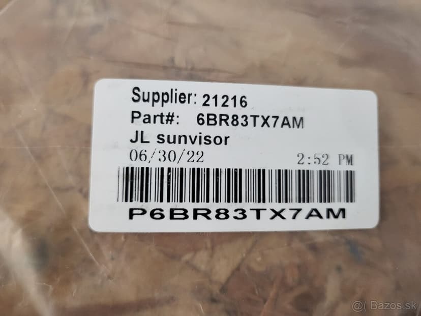 °IIIIIII°JEEP WRANGLER JL, Gladiator JT slnečná clona