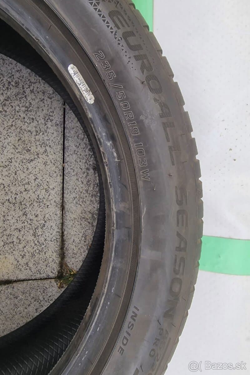235/50R19 103W all Season , cena za 2 pneu DOT 4923