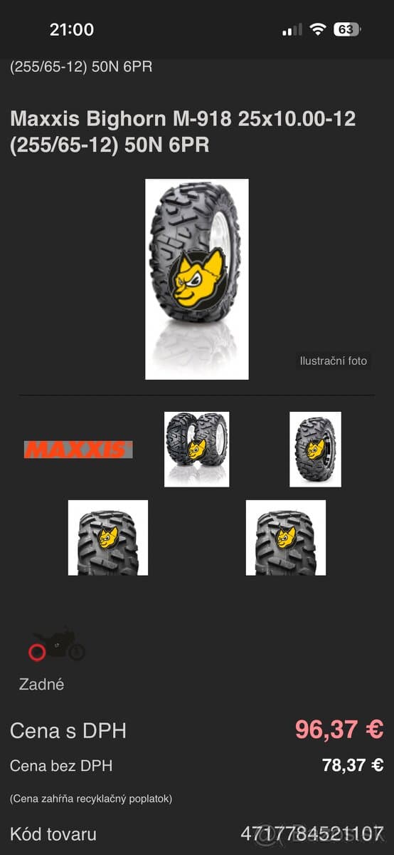 Pneu Maxxis Big Horn