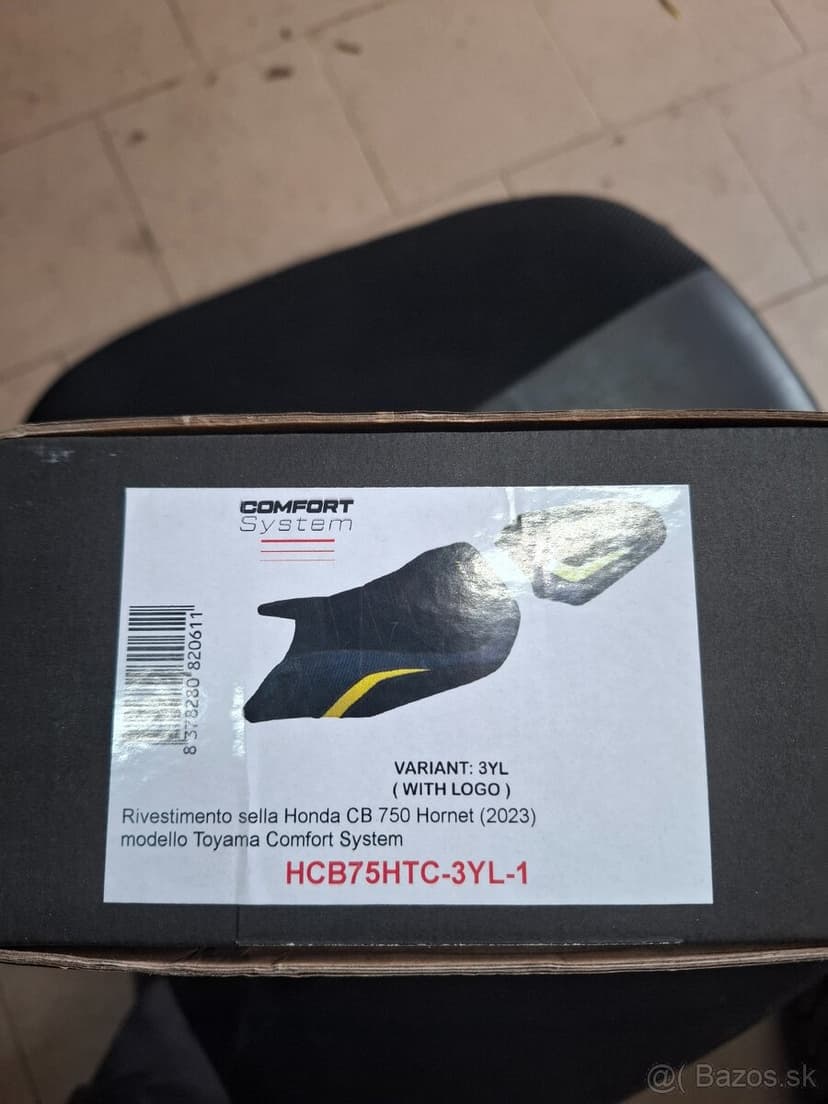 Predám poťah na sedadlo na Honda CB750 Hornet