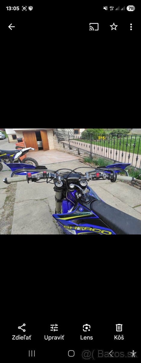 Sherco 250 sef 4t 2015 bez TP