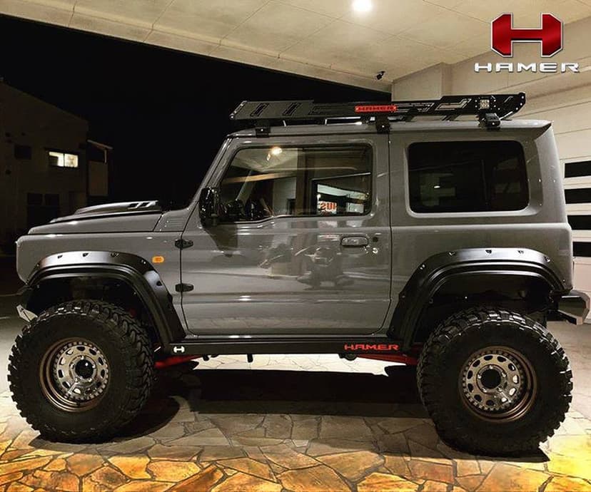 Bočné ochranné nášľapy HAMER na Suzuki Jimny 2018+