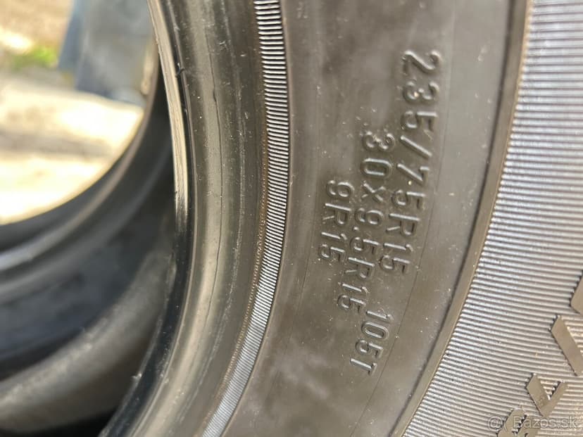 Goodyear Wrangler 235/75/15”m&s