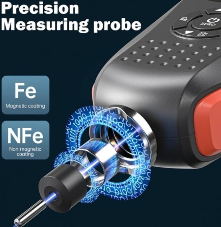 Nový - kvalitný Merač hrúbky laku, Tester laku , Povlakomer