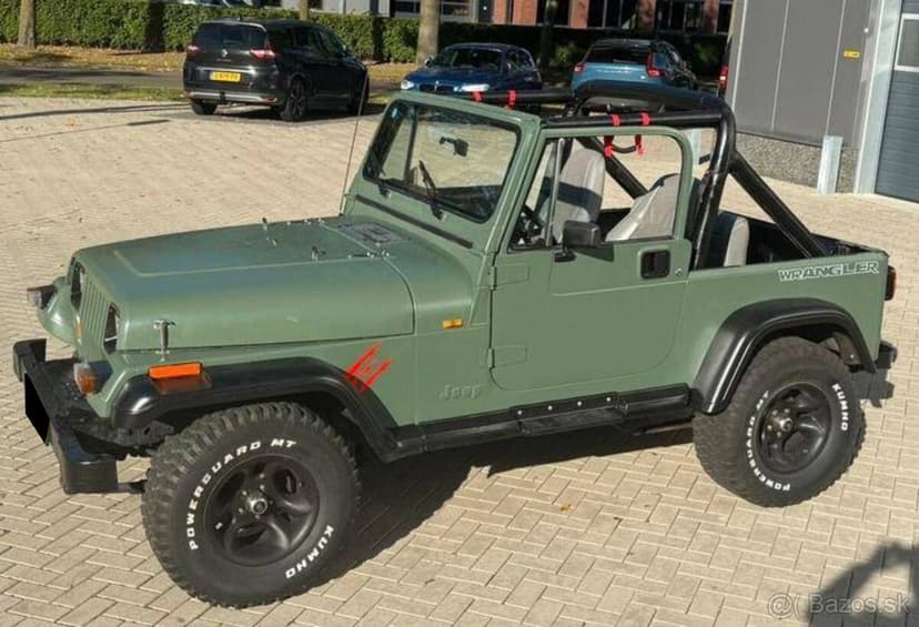 Jeep Wrangler YJ 2.5 4WD, rok výroby 1989