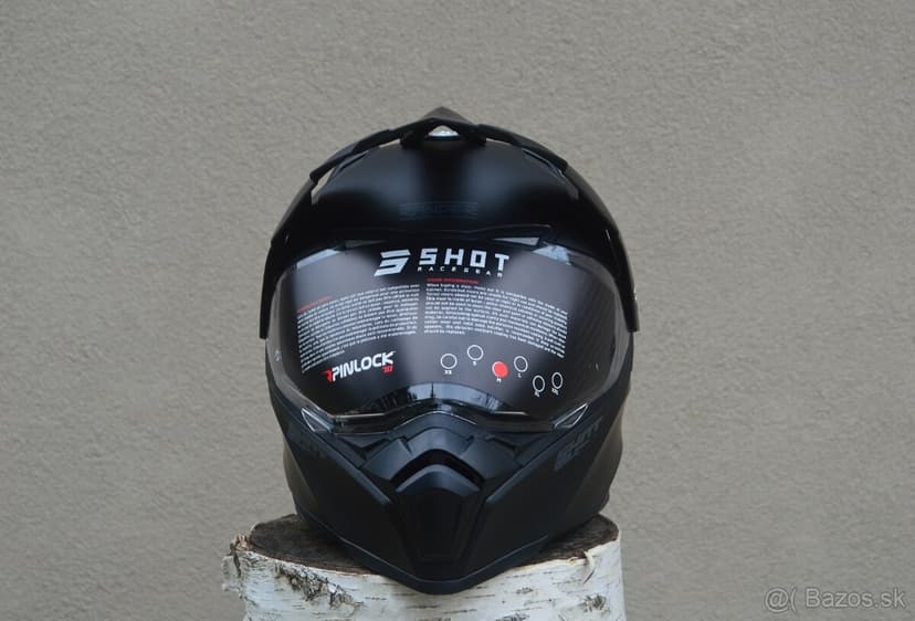 Predám SHOT matná čierna helma prilba sx atv enduro