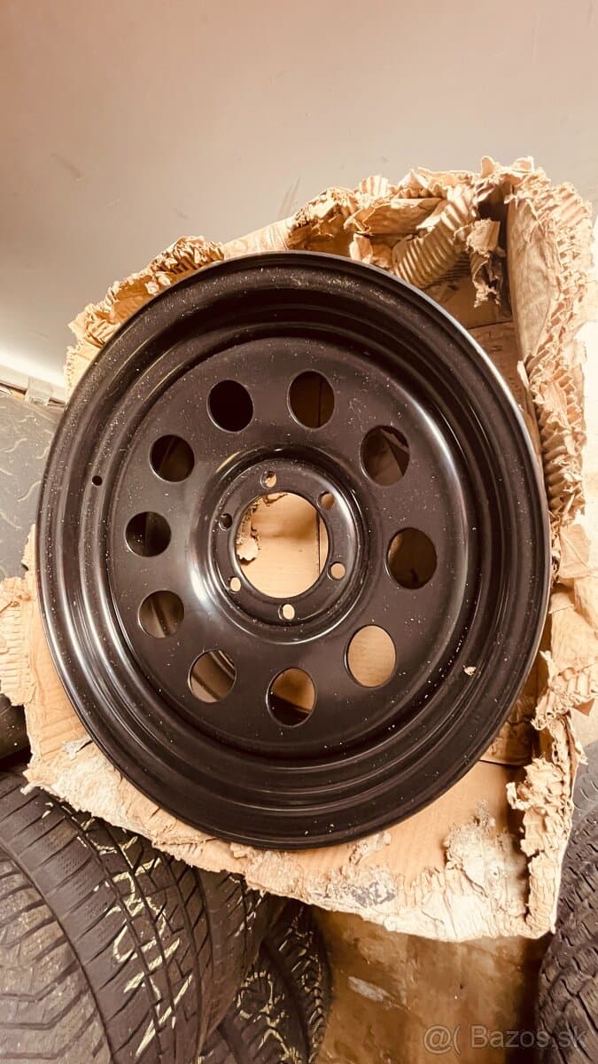 Nové nikdy nejeté disky King Black Modular - 17x8 6x139,7