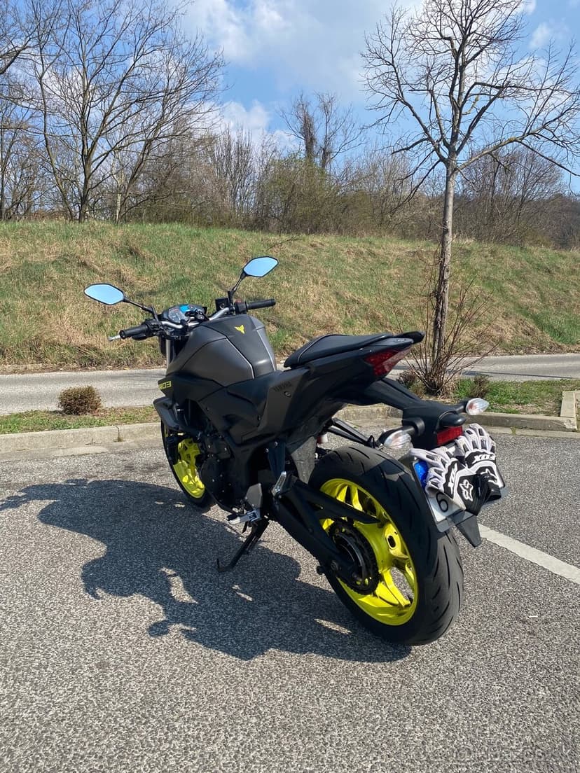 YAMAHA MT03 2018, NOVÁ STK, NOVÉ PNEU