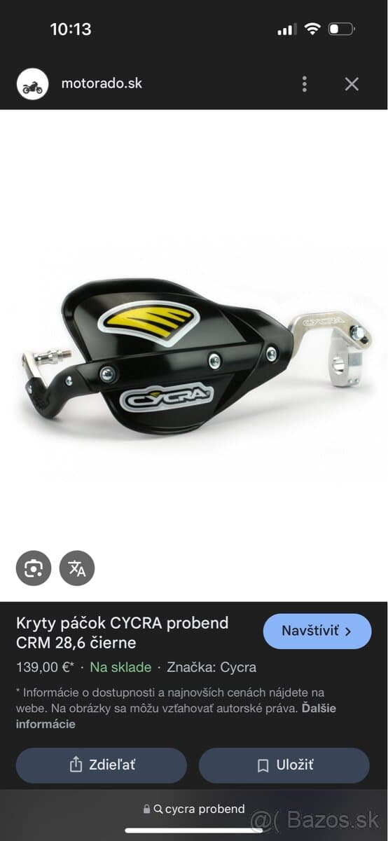 Predám kryty páčok a rúk cycra probend