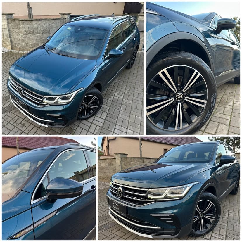 VW TIGUAN 4MOTION 2.0TDi DSG 110kW 2021 VIRTUAL/MATRIX/ŤAŽNÉ